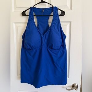 Torrid Royal Blue Racerback Swim Tank